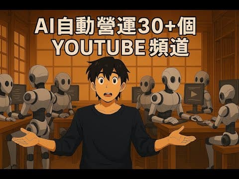 4 個使用 AI 自動化經營 YouTube 頻道的關鍵策略(真實案例 + 示範)