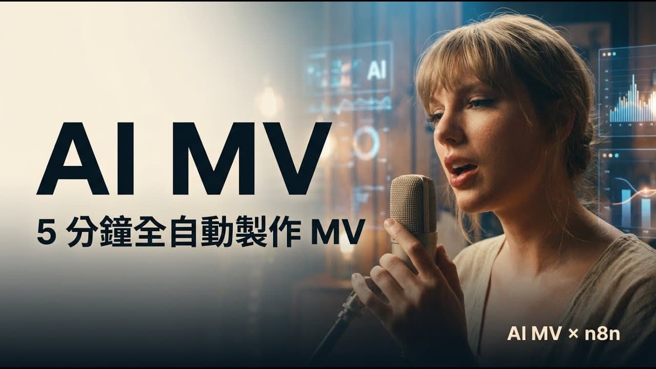 我用 n8n 做了一套 AI MV 自動化系統